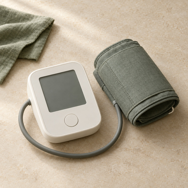 Illustration of a home blood-pressure monitor